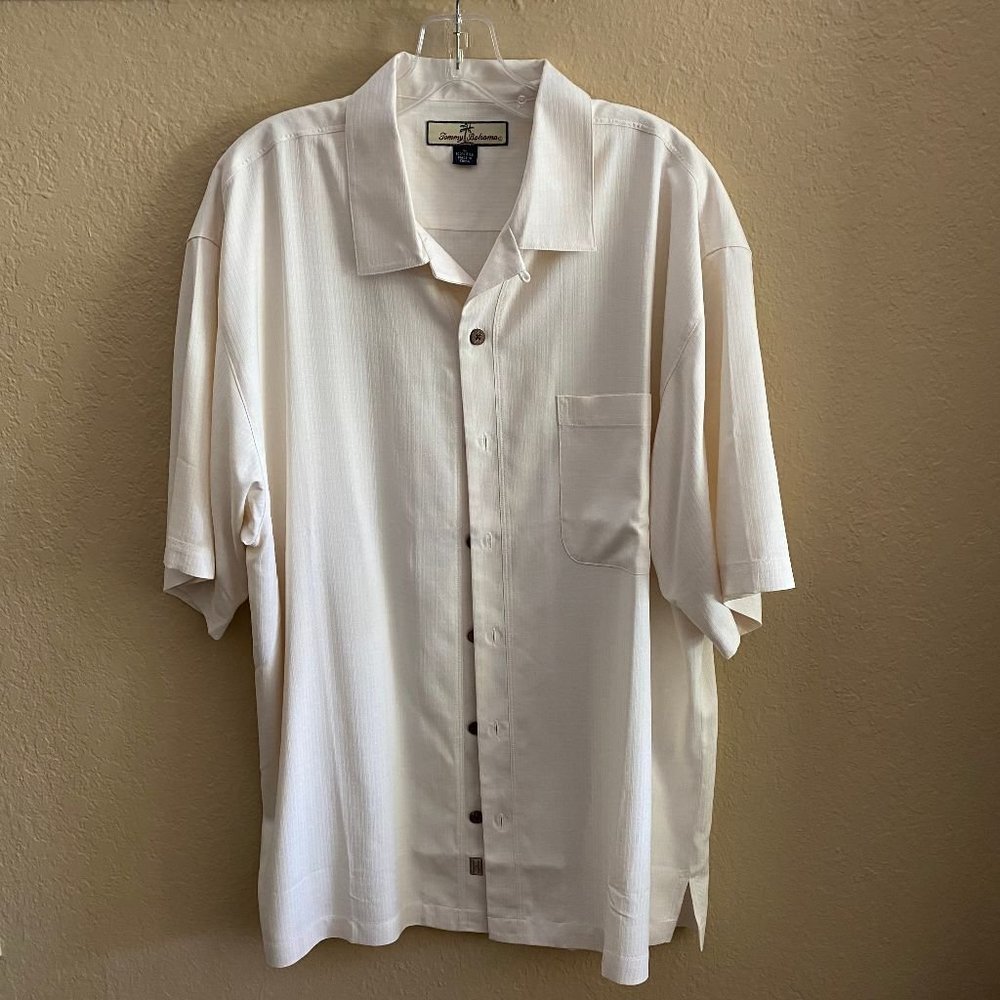 tommy bahama silk button down shirt